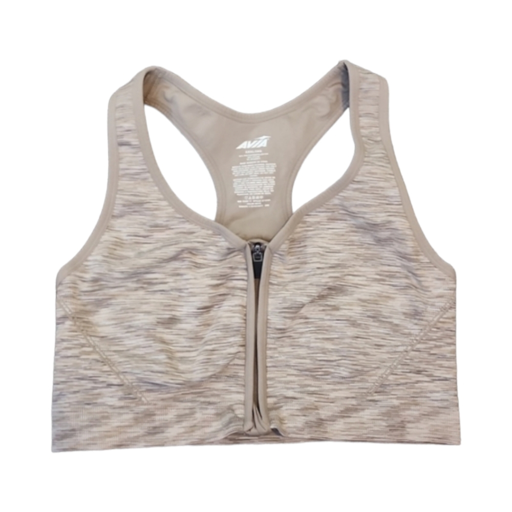 ⭐️Avia sports bra zip front size XXXL
